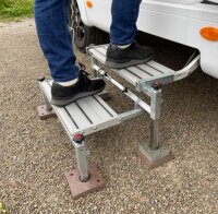Kombi-Stufen-Stütze mit Zusatz-Stufe